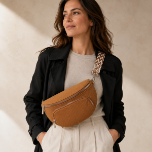 Brusttasche Damen Cord