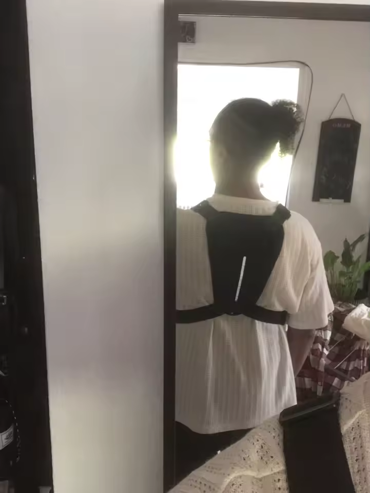 Kundenfoto Brusttasche auf Reisen getragen
